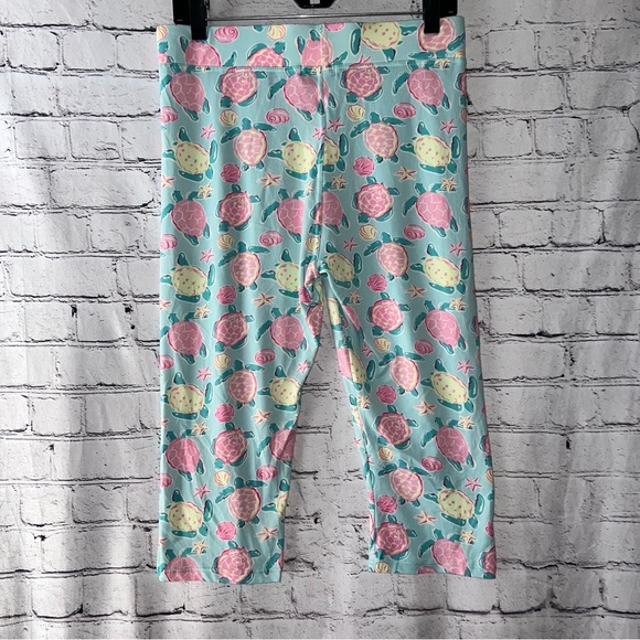 Simply Southern Pastel Pull On Capri Leggings Plus Size‎ XXL - Picture 2 of 4